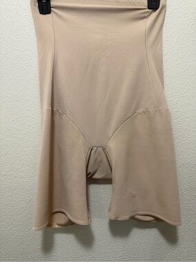 Sears beige shapewear, high raise, mid thigh, 2XL